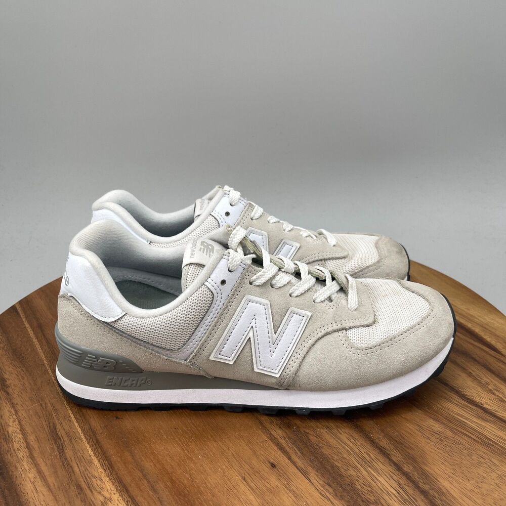 New Balance 574 Nimbus Shoes Womens Size 10 B Cloud White Running Comfort Gym